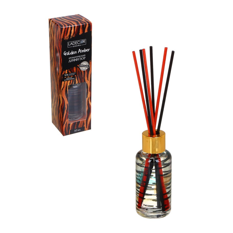 LADECOR аромадиффузор с палочками 50мл Papaya Coconut