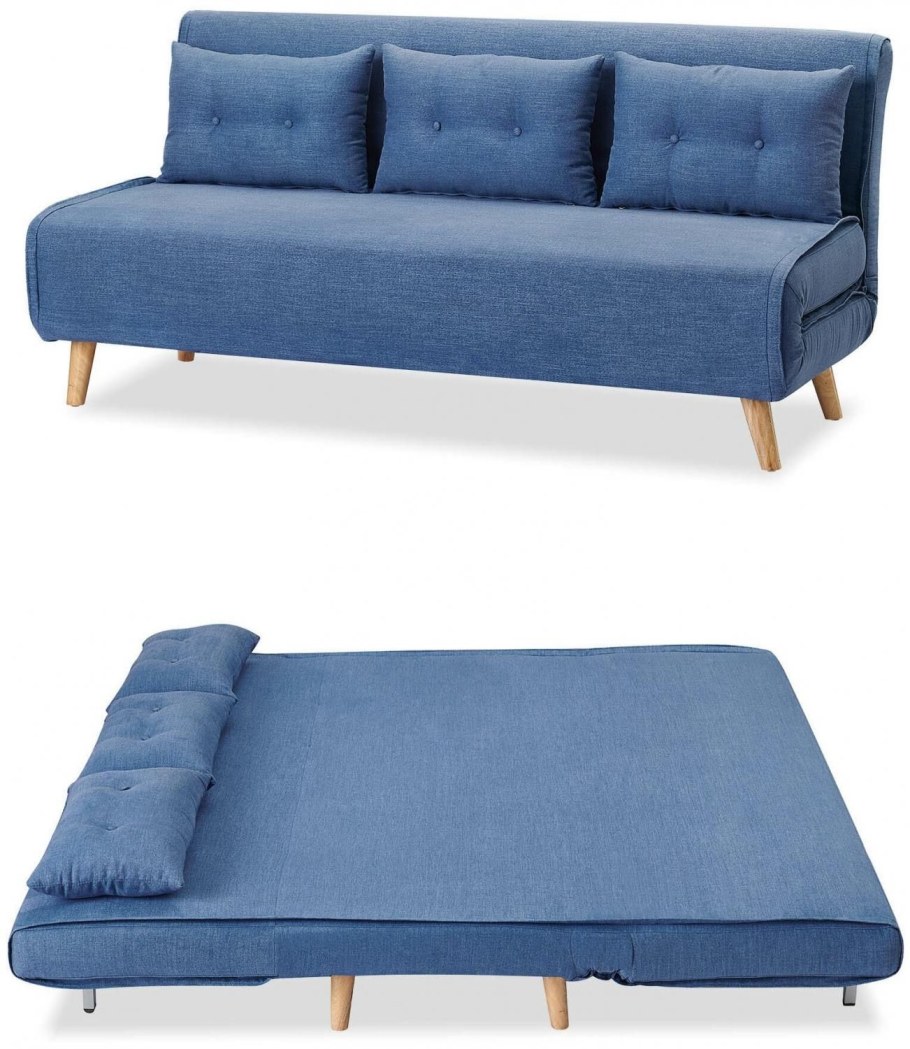 Диван-кровать Liverpool, темно-бирюзовый/золото