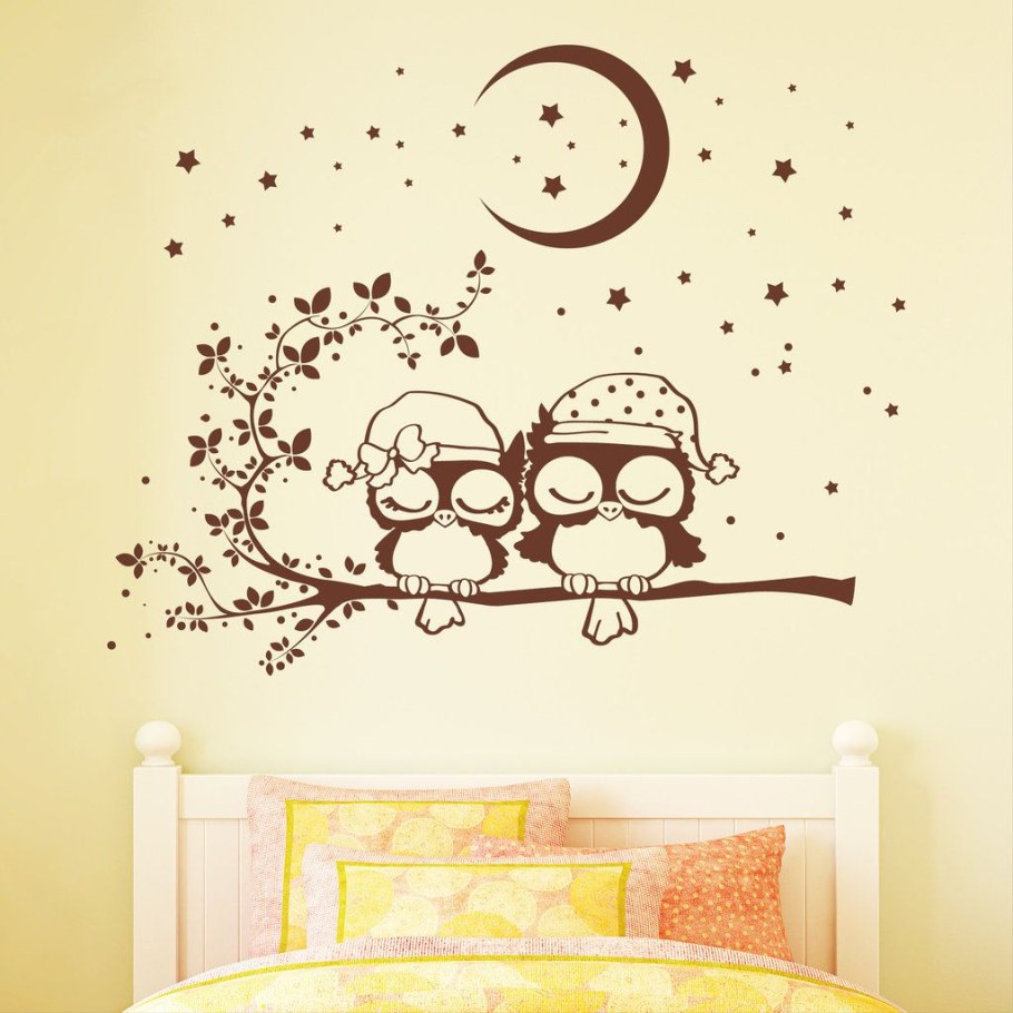 Трафареты для спальни на стену