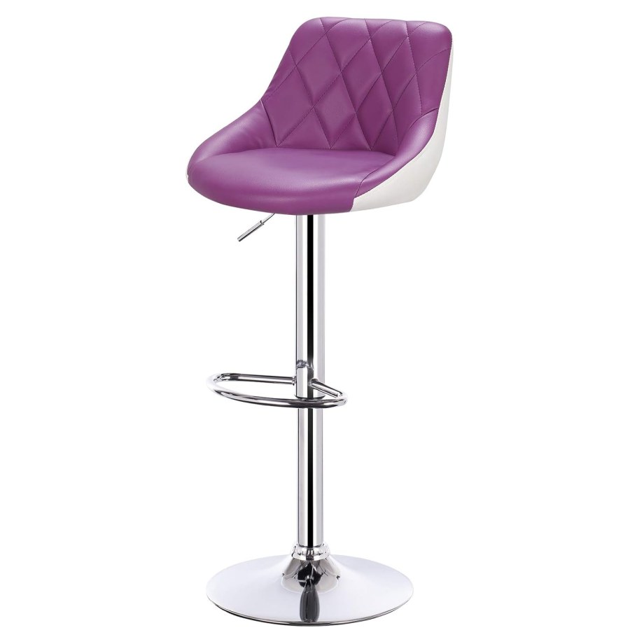 Стулья кожзам фиолетовые барные
