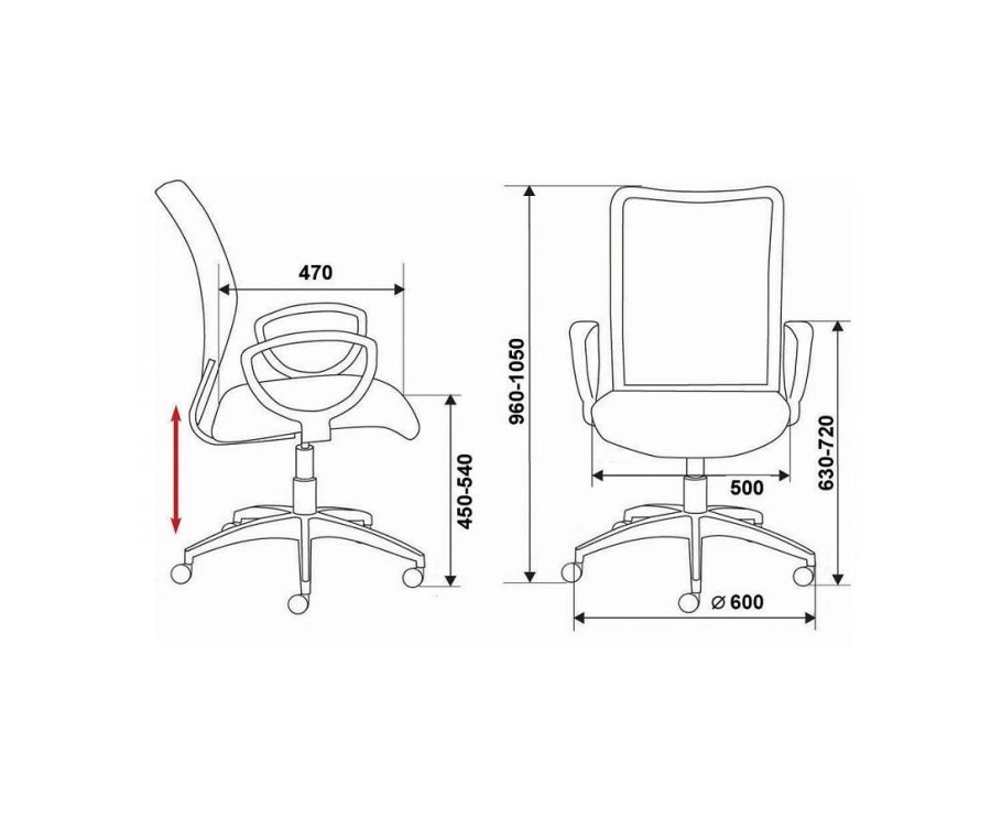 Кресло офисное Ch-599 AXSN TW-11