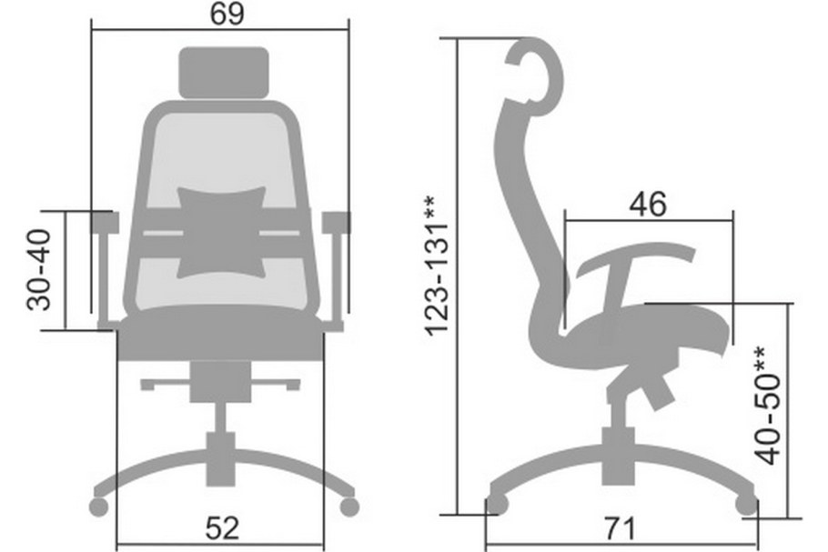 Кресло Самурай KL-1.04