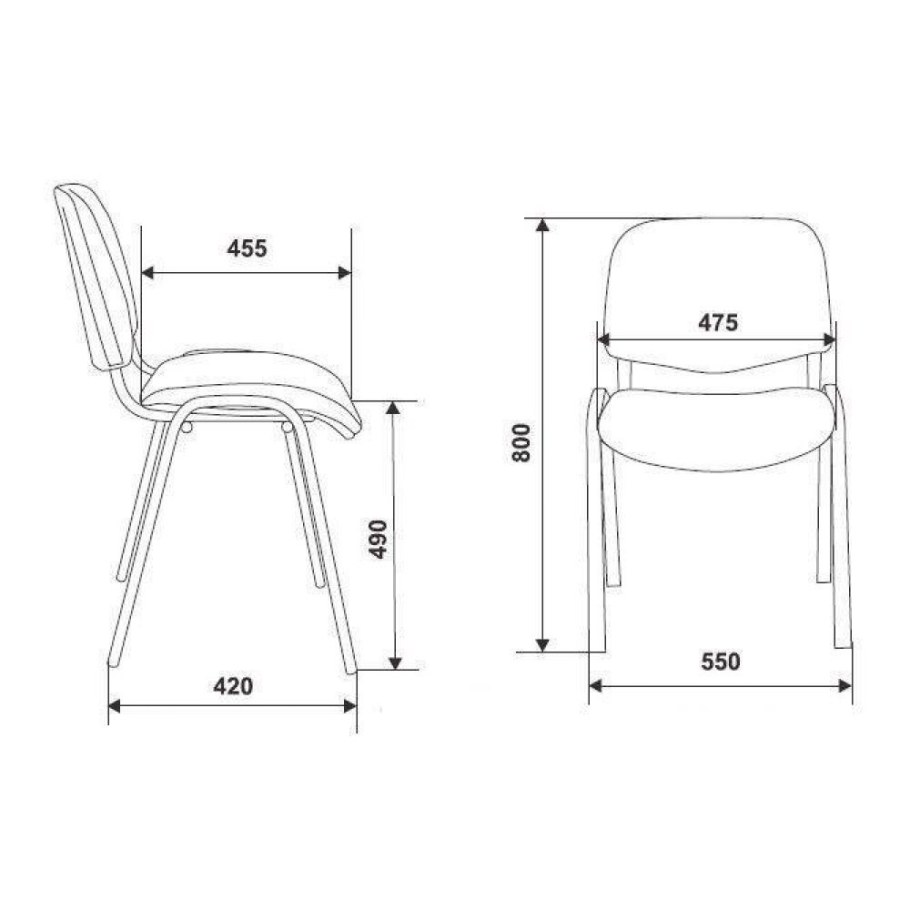 Стул офисный Бюрократ Вики