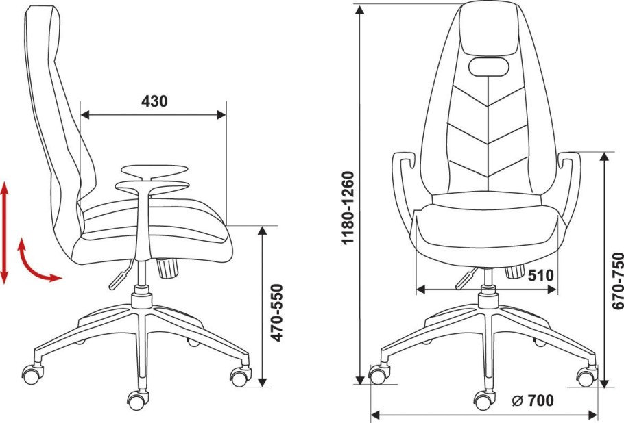 Кресло Бюрократ Zen/Brown