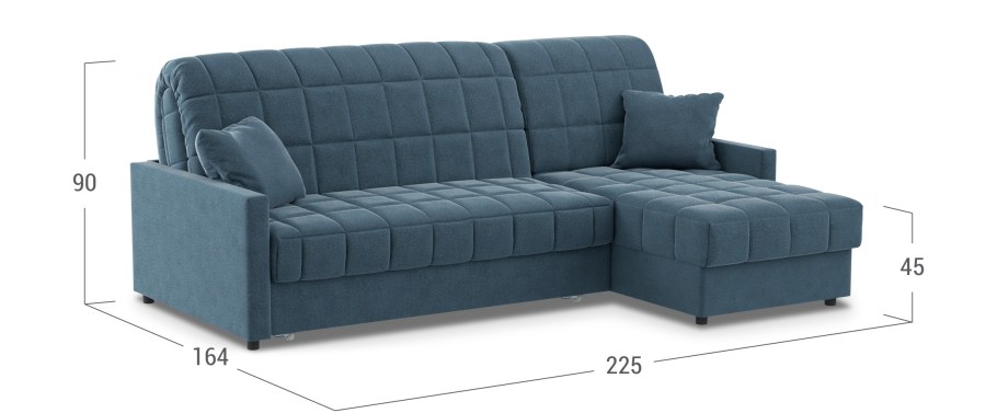 Диван угловой аккордеон Дублин 134