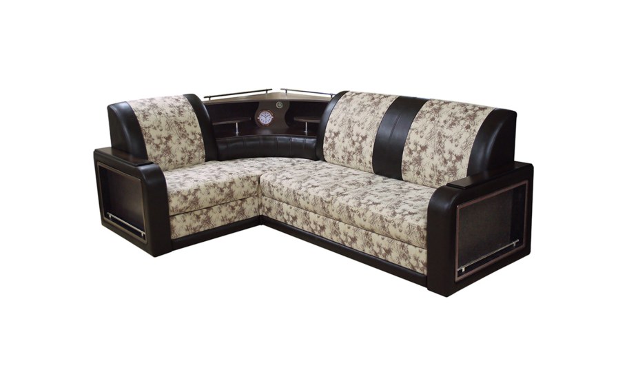 Угловой диван Палермо с баром Дельфин