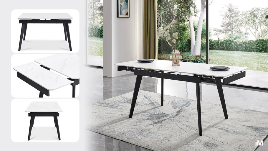 Laura раскладной стол, керамика