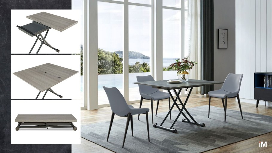 Стол-трансформер Jordan, серый