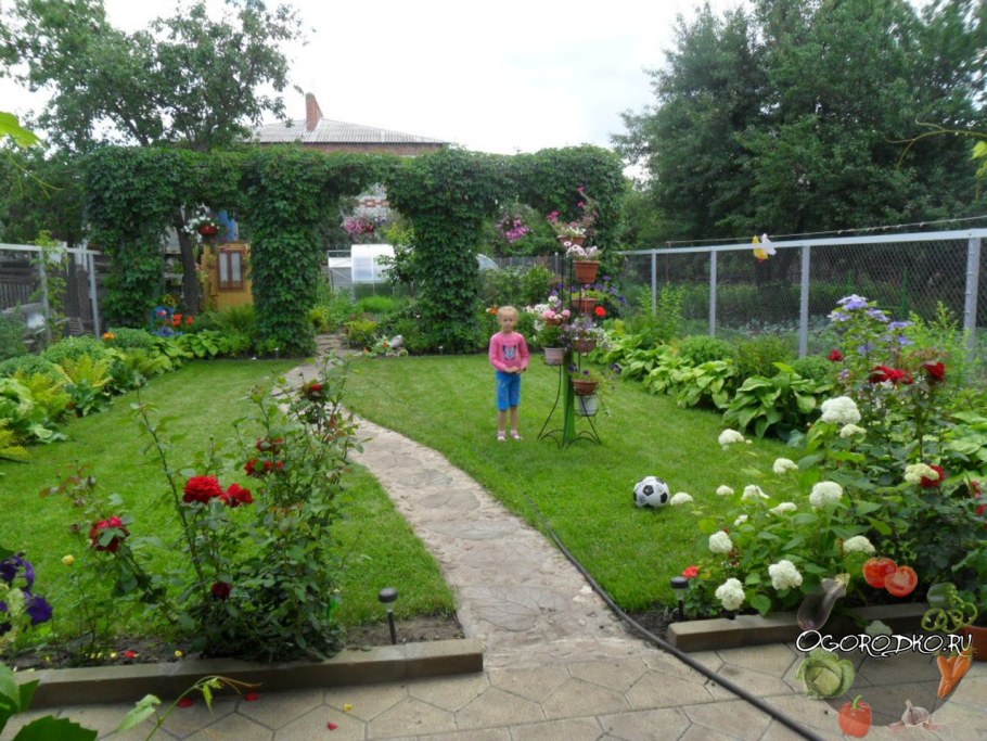 Сад огород цветник на 6 сотках