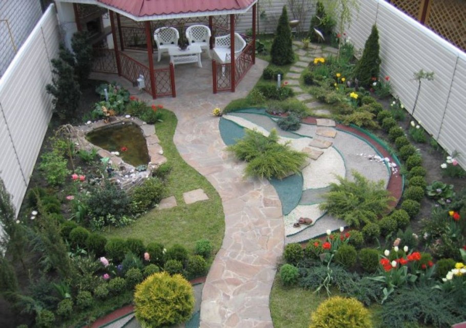 Благоустройство дачного участка 6 соток