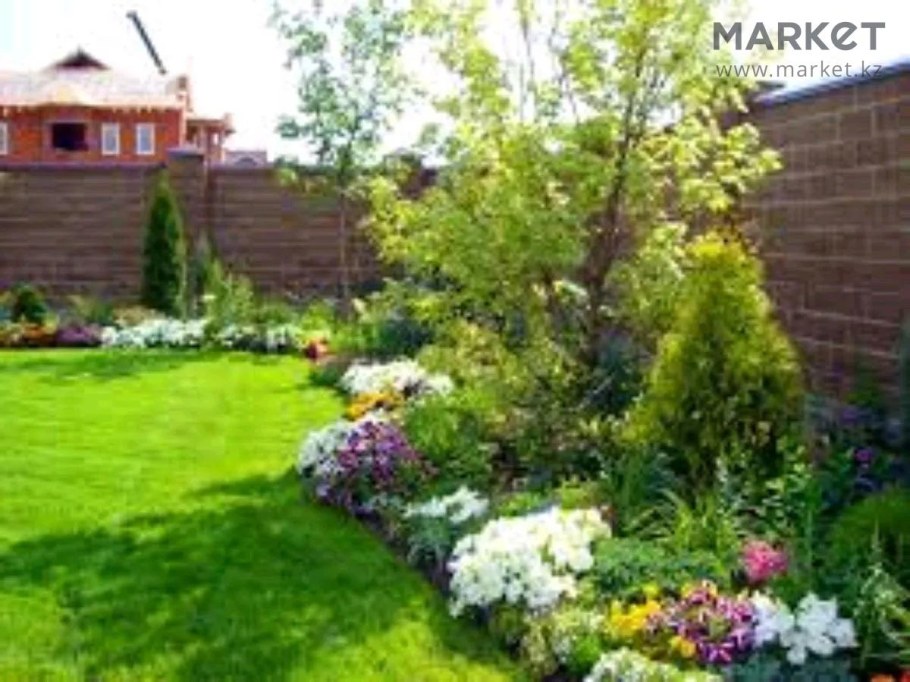 Благоустройство участка с плодовыми деревьями