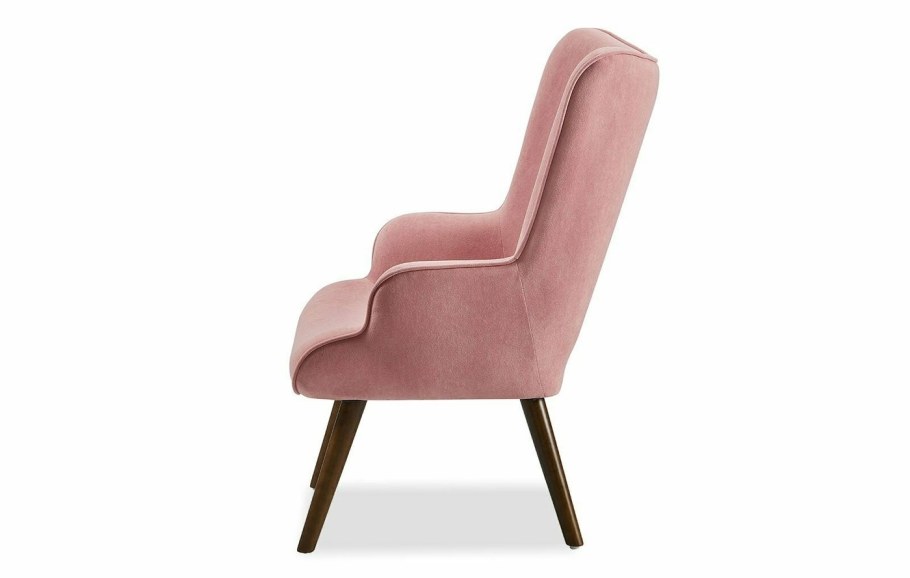 Кресло Hygge, коралловый/орех