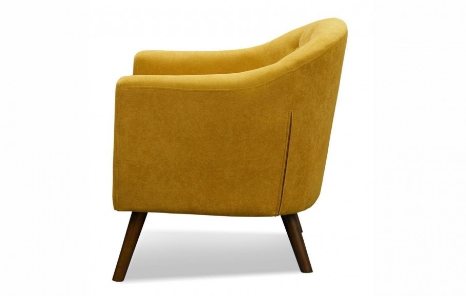 Кресло Florence, коралловый/орех