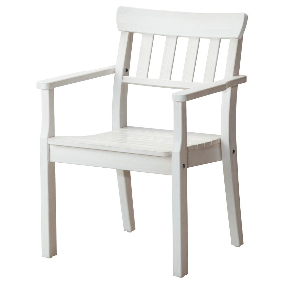 Стул икеа белый деревянный