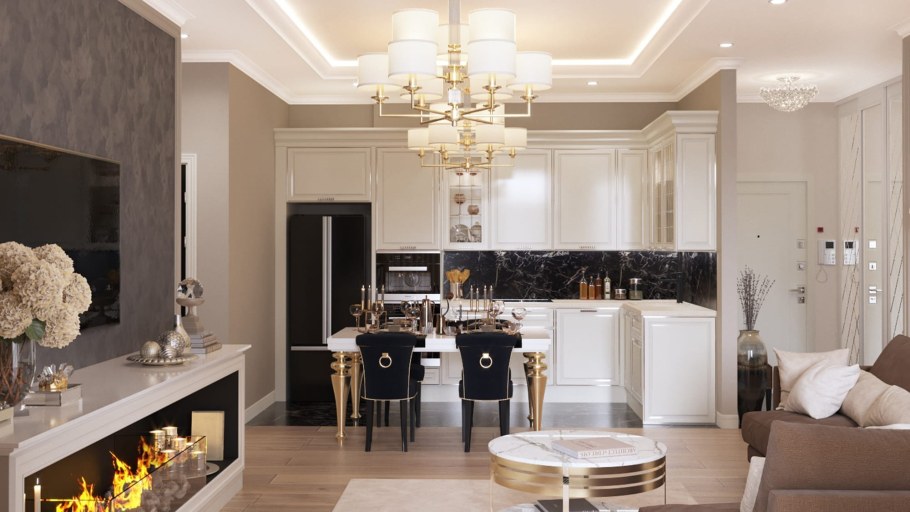 Кухня арт деко Неоклассика