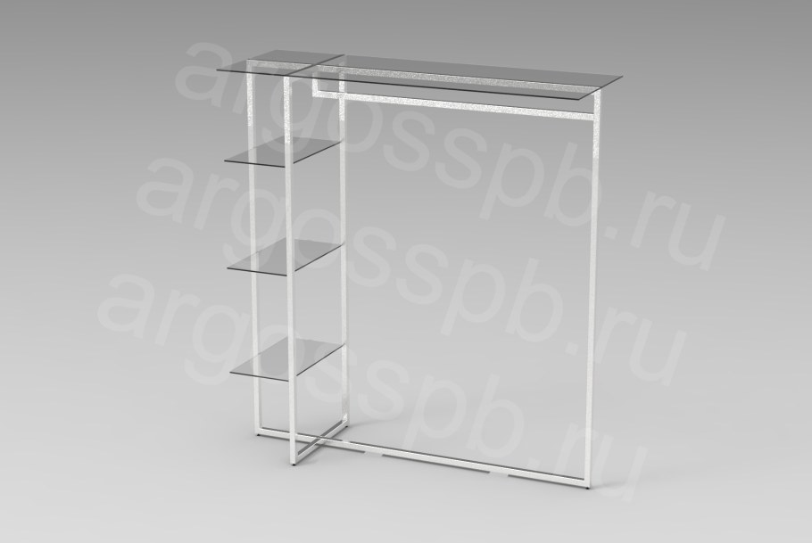 Z3-025с вешало четырехстороннее хром