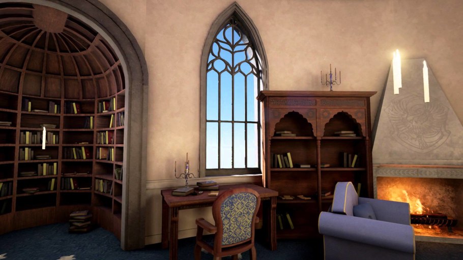 Гостиная Когтеврана Хогвартс