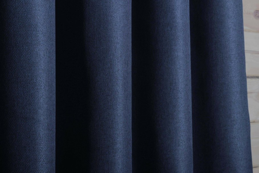 Ткань блэкаут темно синий