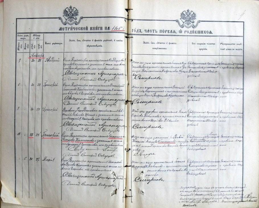 Метрические книги