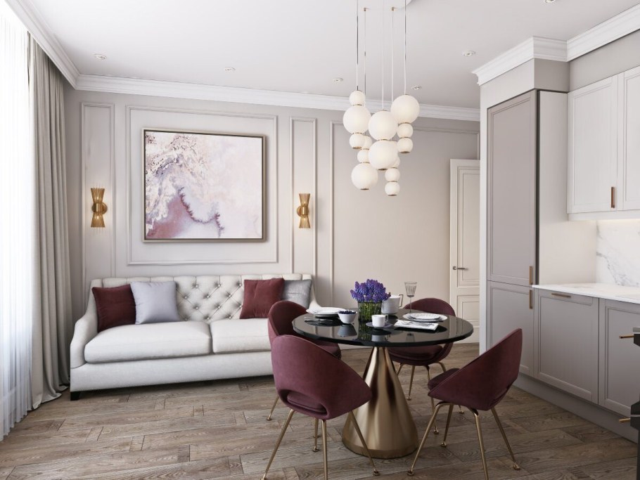 Берг интерьер Инстаграм кухни гостиной