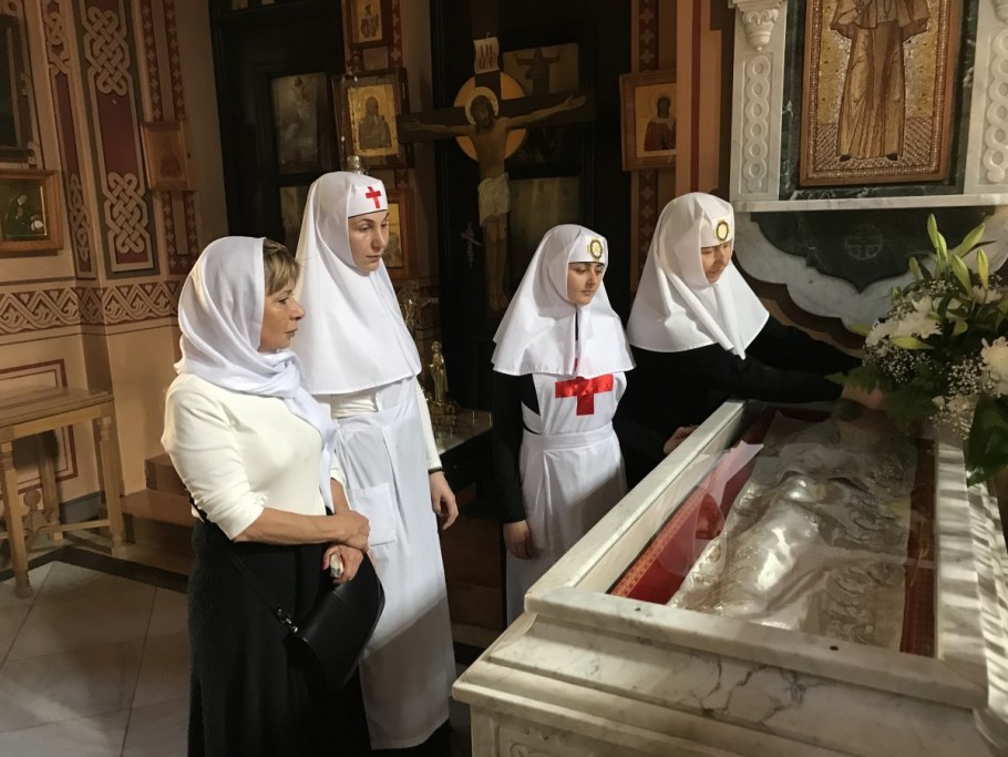 Мощи Святой Елизаветы Федоровны в Иерусалиме