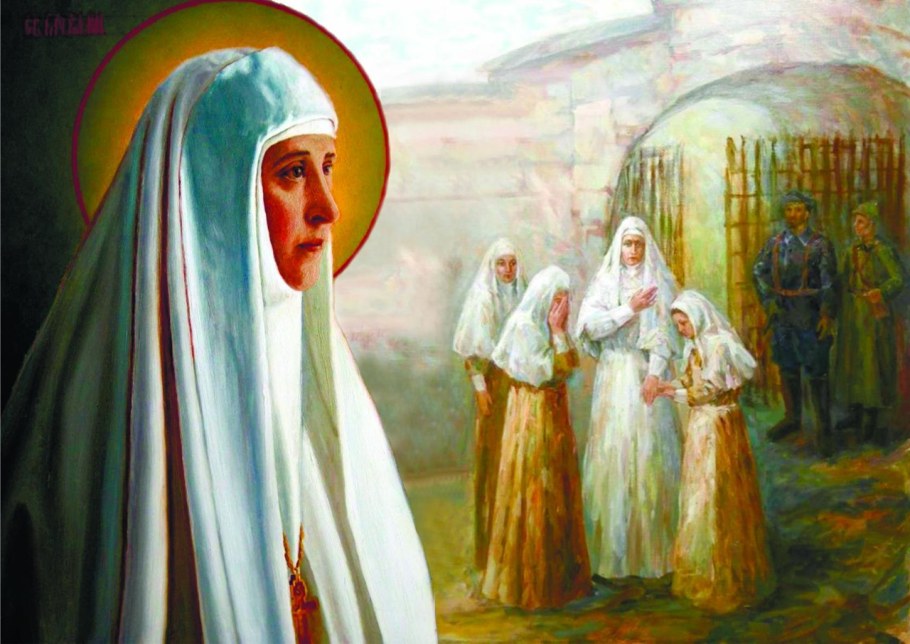 Преподобномученица Великая княгиня Елисавета фреска