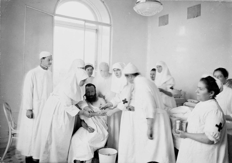 Царская семья Романовых сестры милосердия