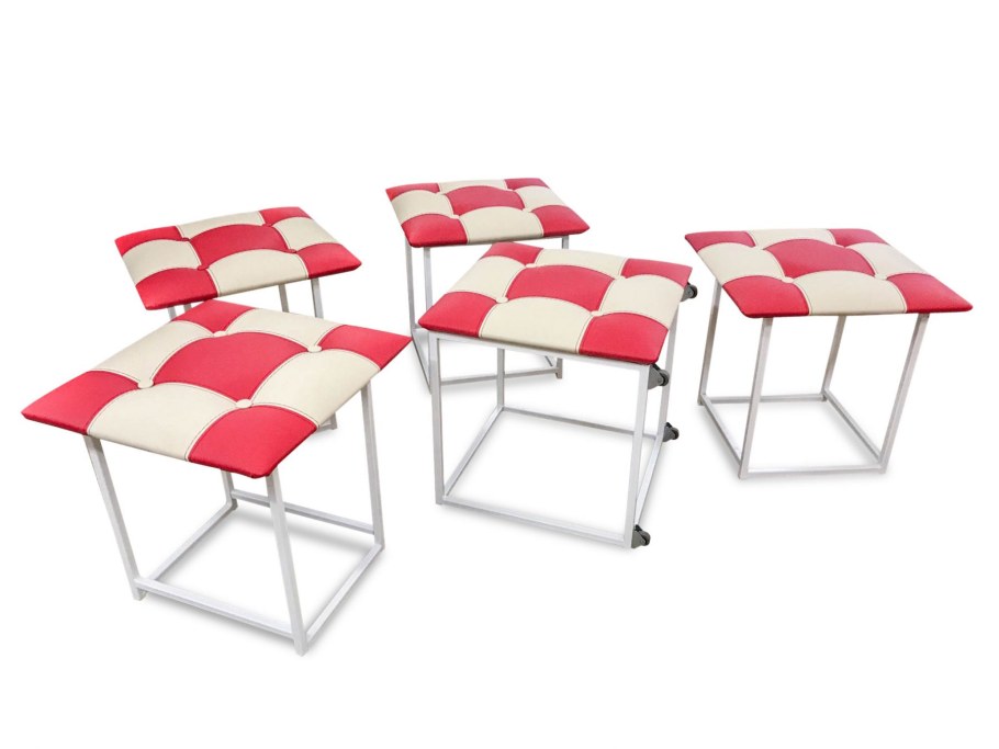 Пуф рубик трансформер 5 табуреток