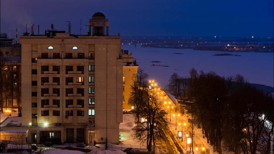 Верхневолжская набережная гостиница Октябрьская