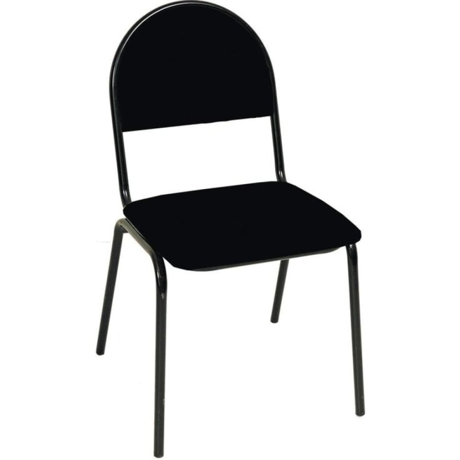 Стул UD_Серна (см-7) каркас черный, к/з к-01