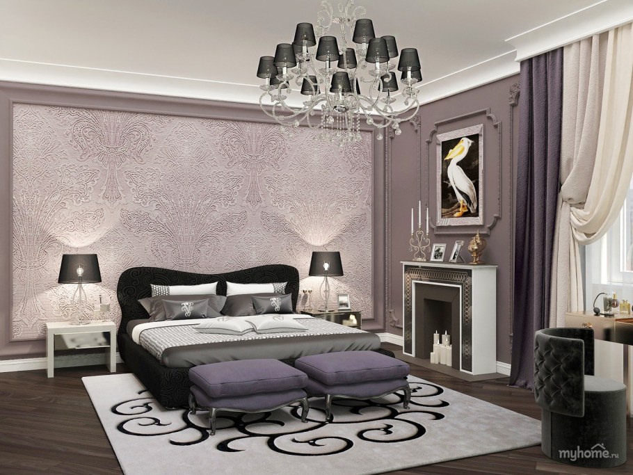 Обои в стиле арт деко в интерьере