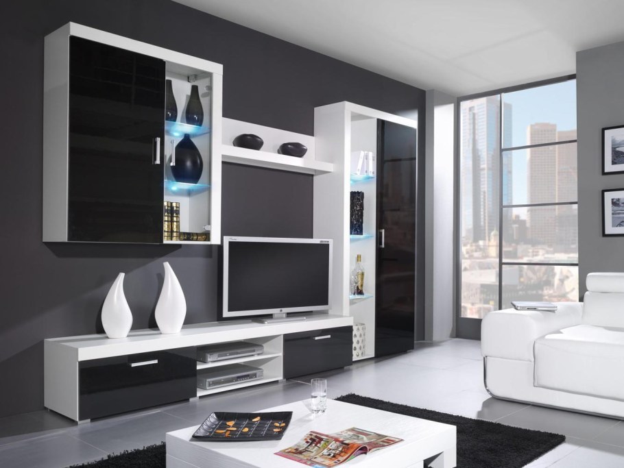 Стенка Самба Модерн глянцевая