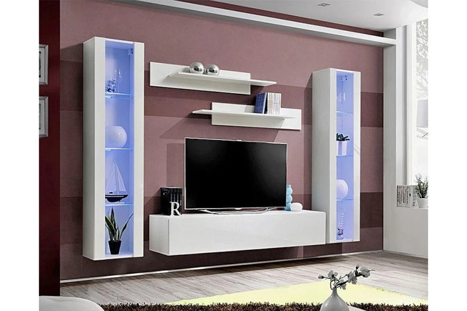 ТВ стенка современная в 2 цвета