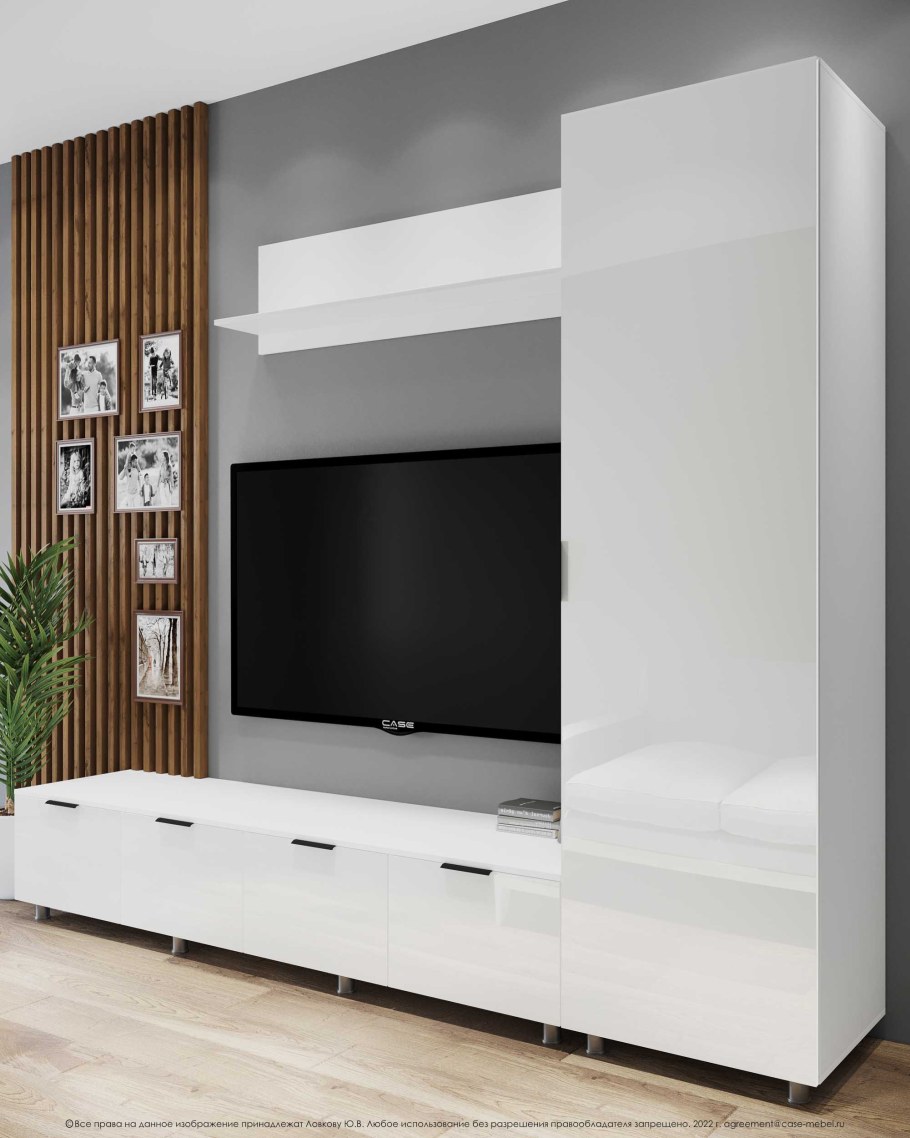 Гостиная Астерия l с полками