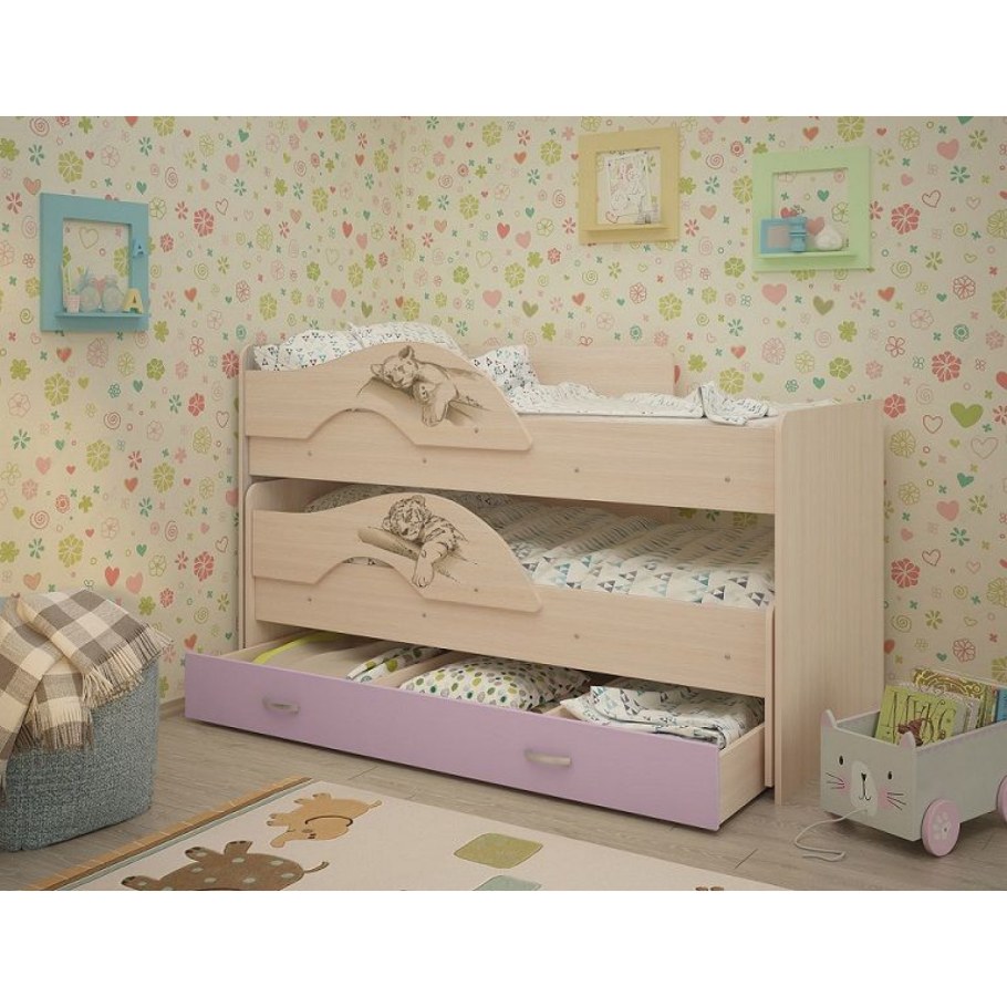 Двухъярусная кровать Радуга