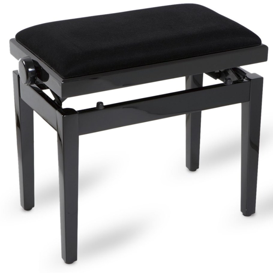 Банкетка для пианино f-7 черная (без регулировки)