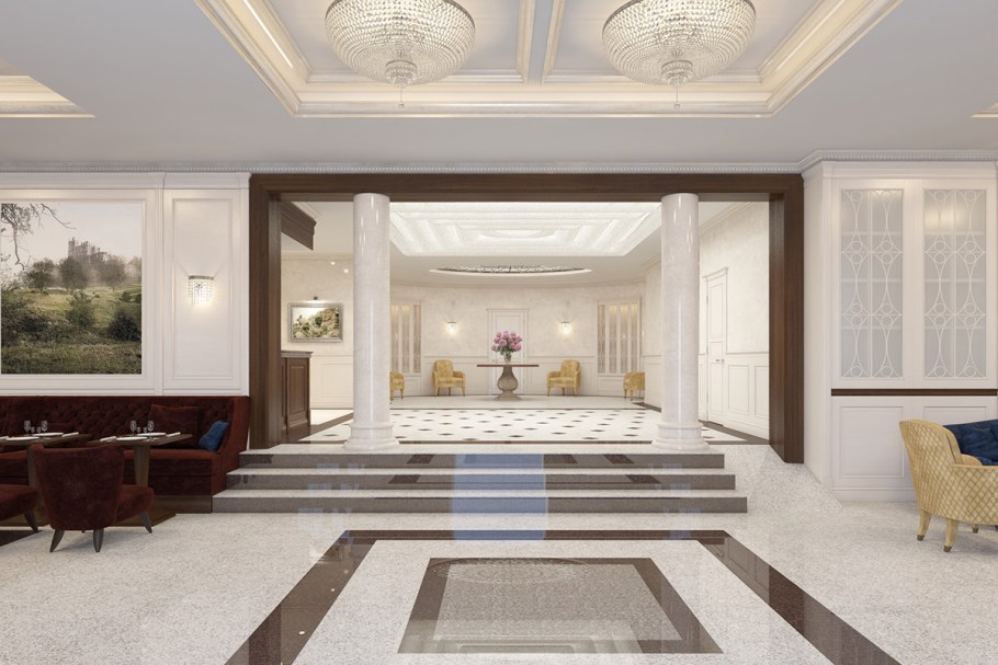 Холл гостиницы