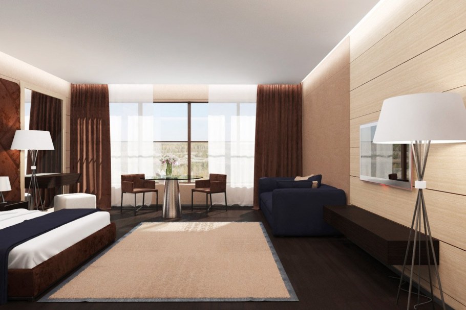 Интерьер гостиничного номера