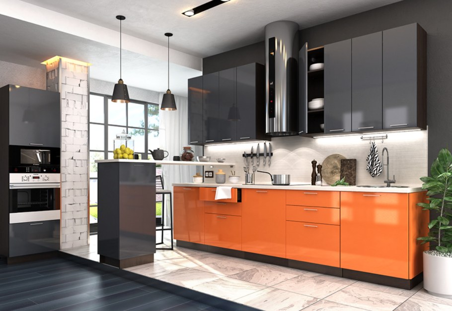 Зеленая кухня Castorama