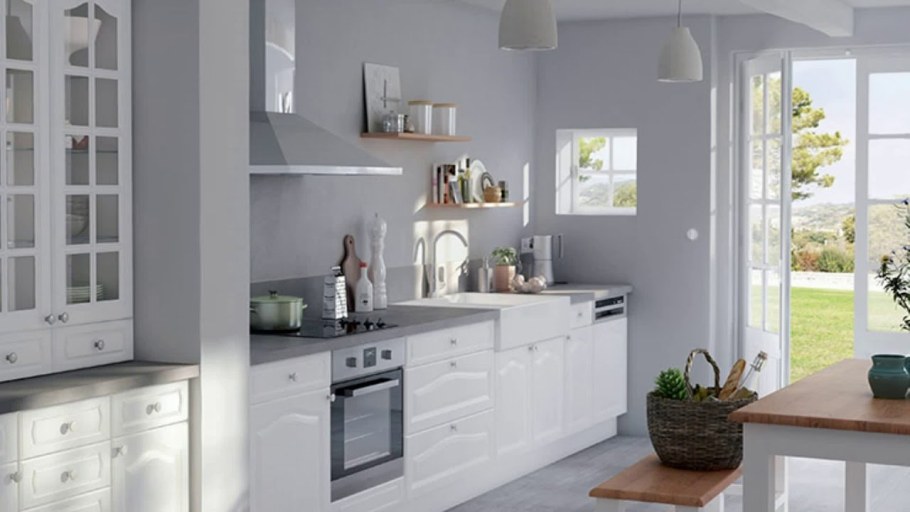 Кухня Мишель касторама белая