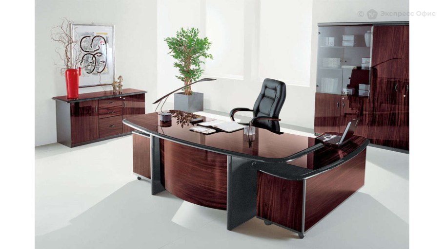 Офисная мебель беленый дуб