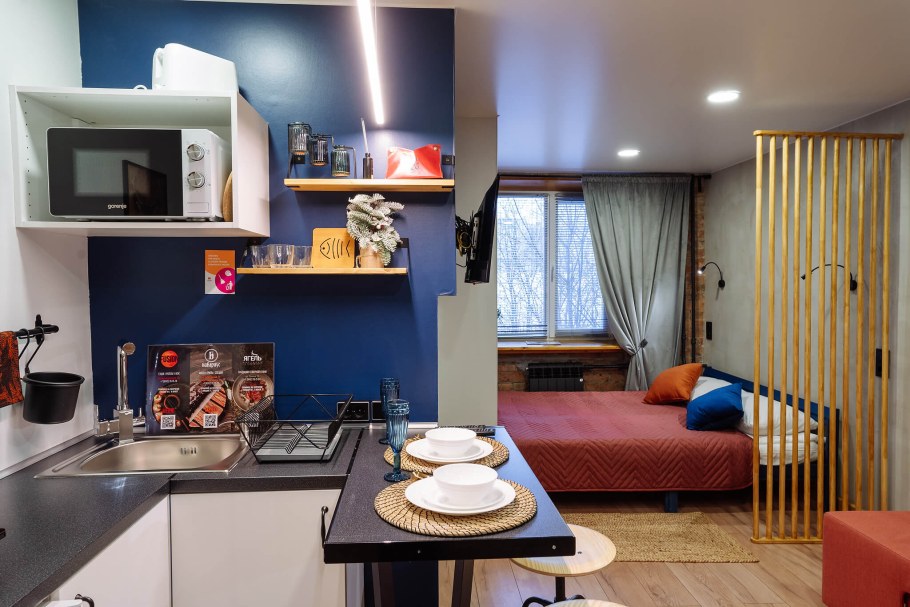 Кухня в Российской квартире