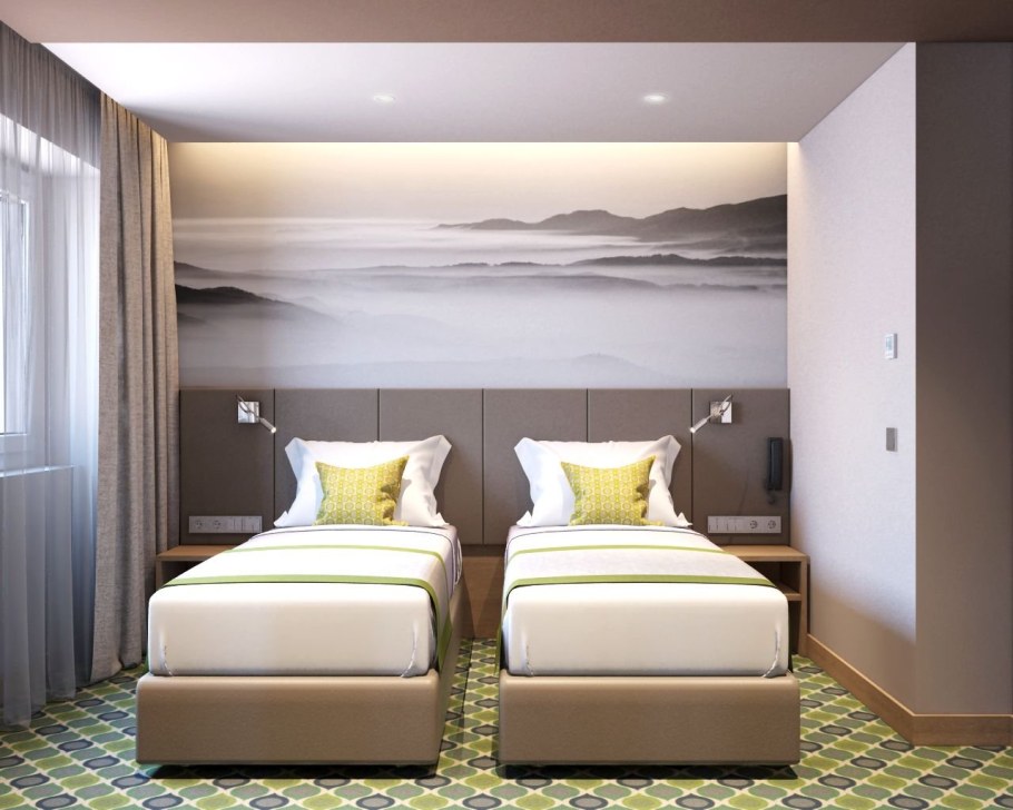 Визуализация гостиничного номера