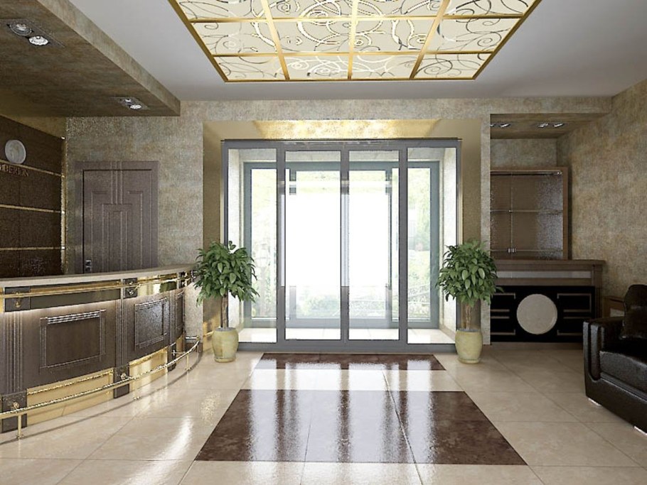 Холл гостиницы