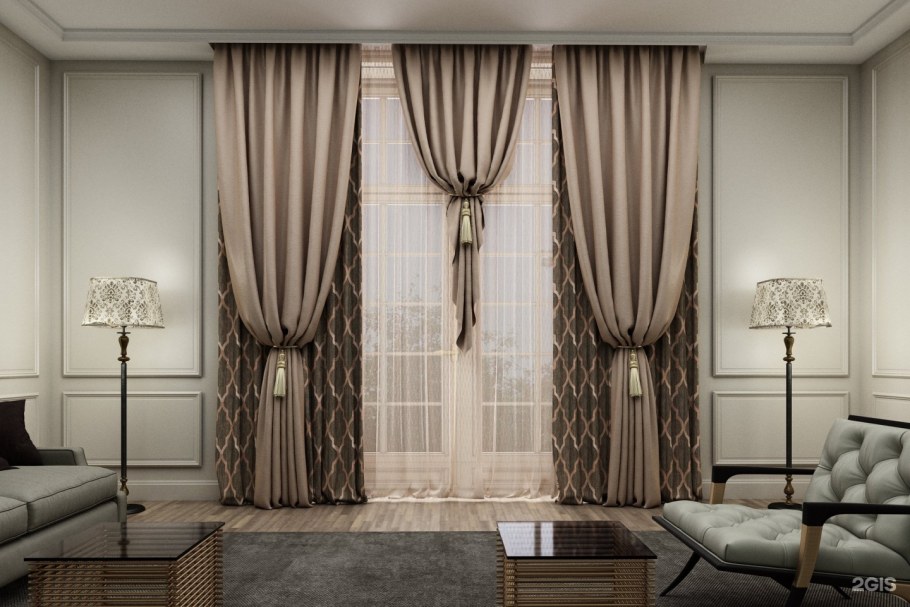 Шторы в гостиную