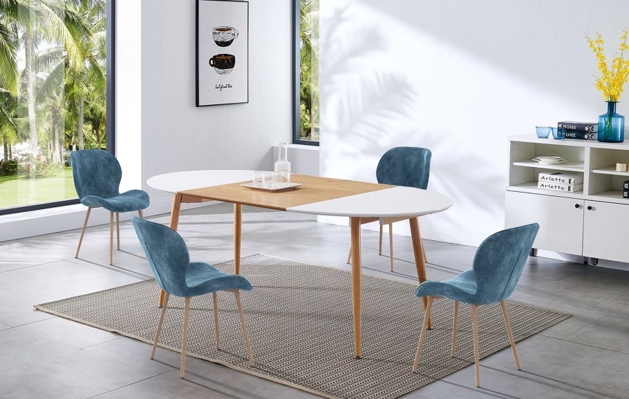 Стол Margaret + 4 стула ray