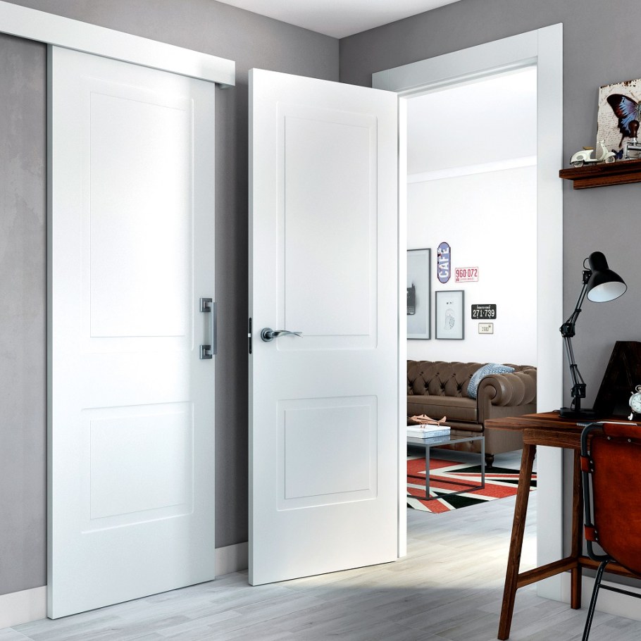 Дверь белая Leroy Merlin