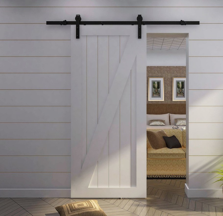 Амбарные раздвижные двери в стиле лофт