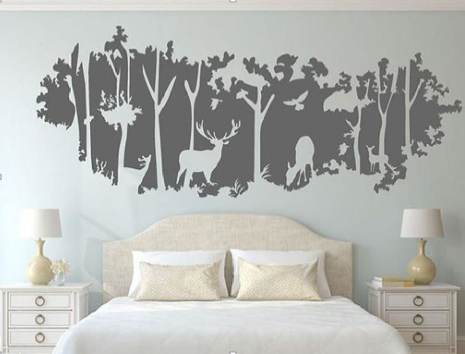 Трафареты для спальни на стену