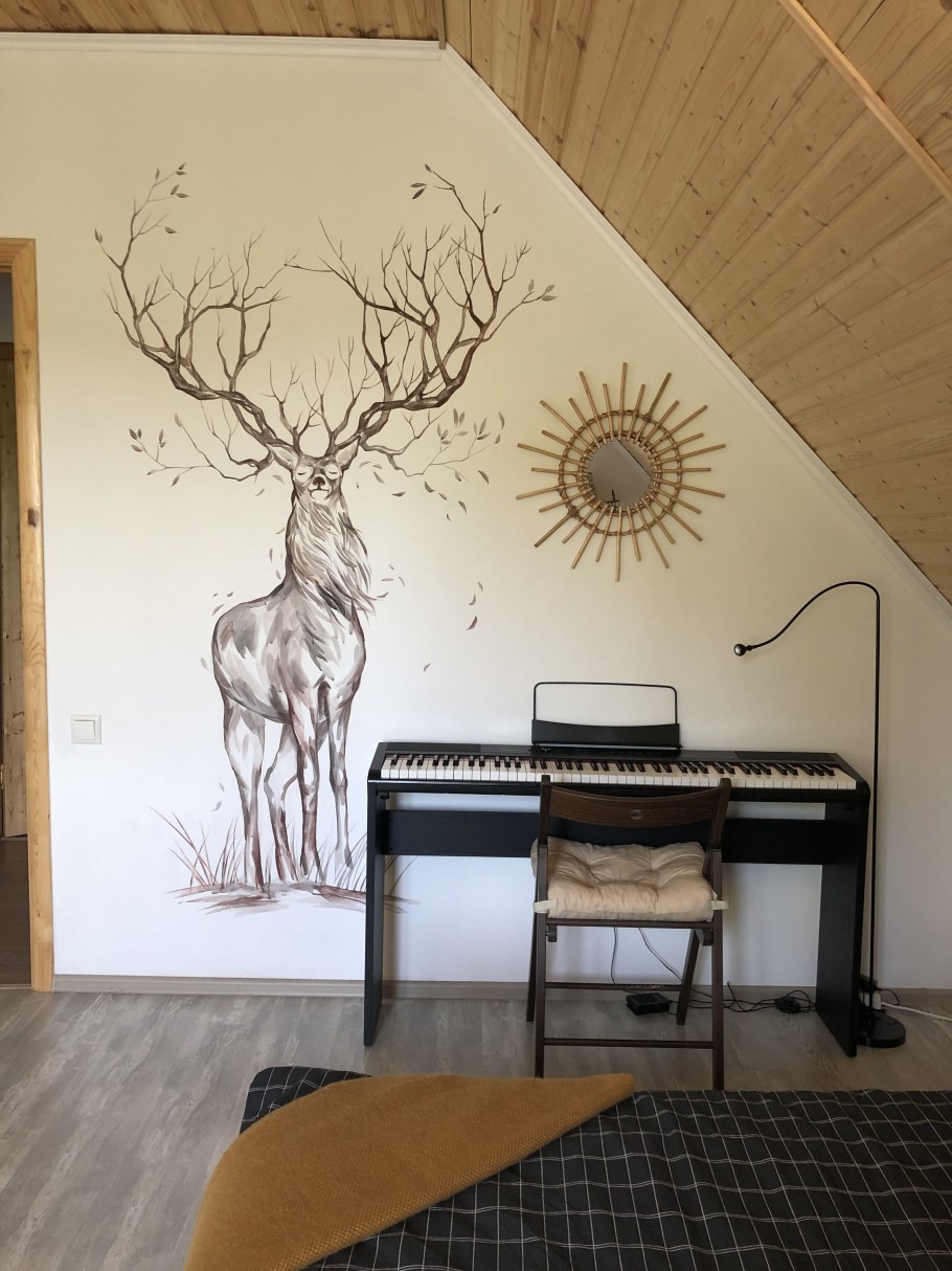 Роспись стен в современном стиле